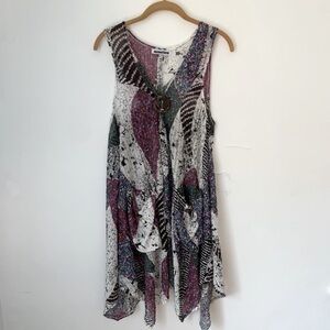 Sunsations Mesh Boho Swim Coverup M/L